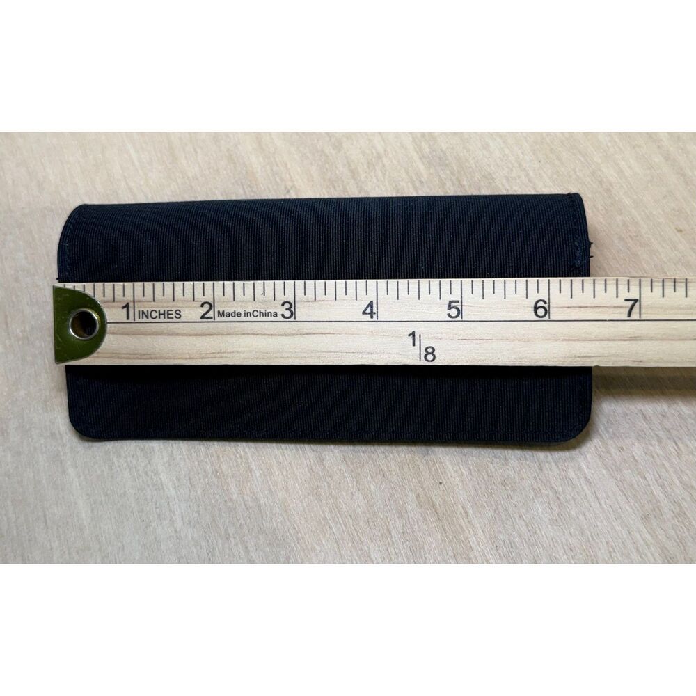 Dolce & Gabana Black Velvet Lined Sunglass Eyeglass Case Soft Compact Travel Lux - Picture 7 of 7